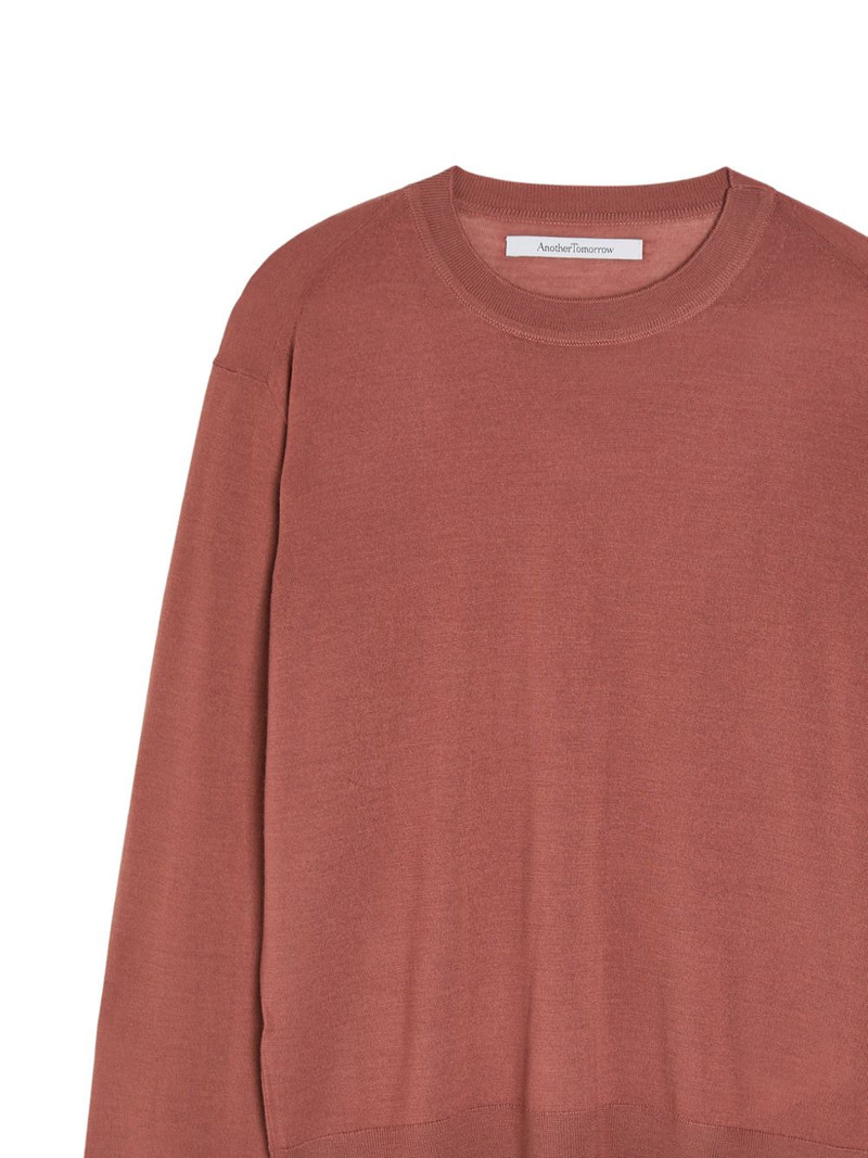 Another Tomorrow crew-neck sweater outlook