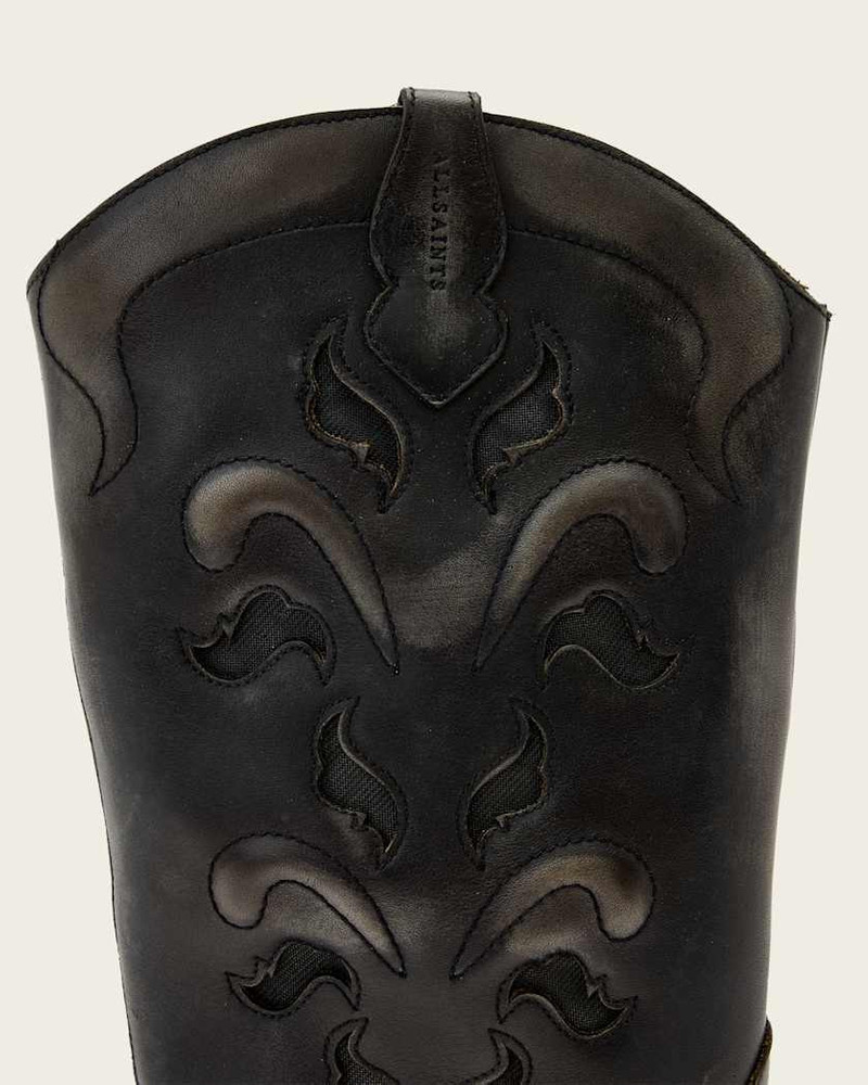 DOLLY WESTERN LEATHER BOOTS 5