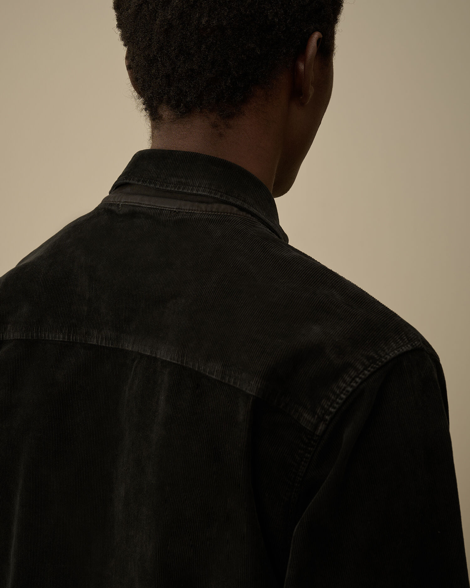 Corduroy Lens Zipped Overshirt - 6