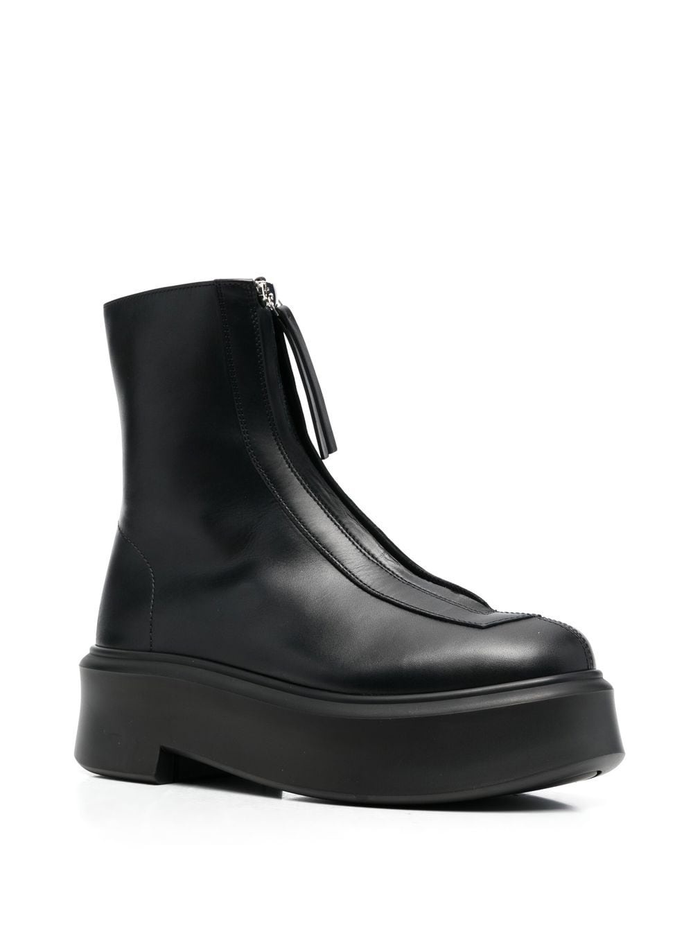 Schuhe chunky leather boots - 2