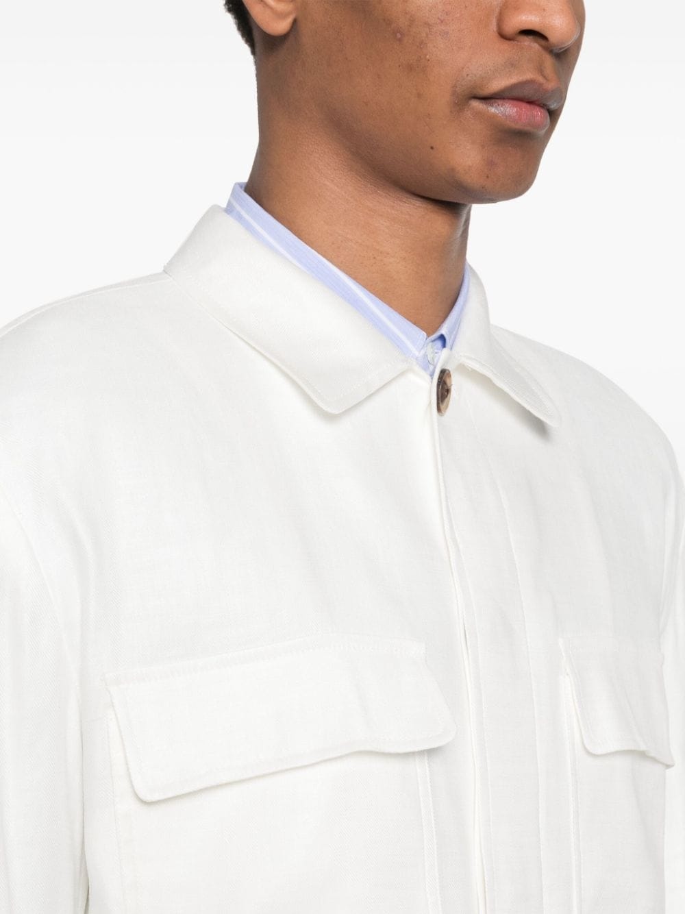 twill shirt jacket - 5