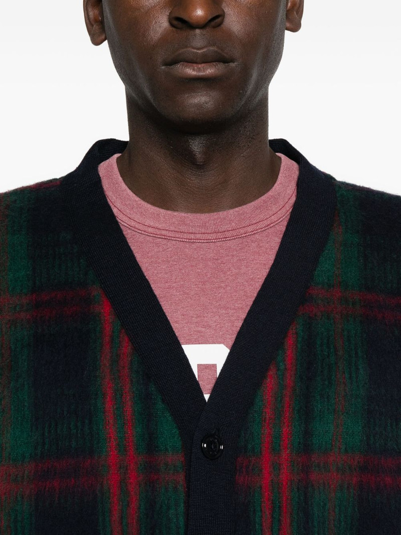 plaid wool cardigan 5