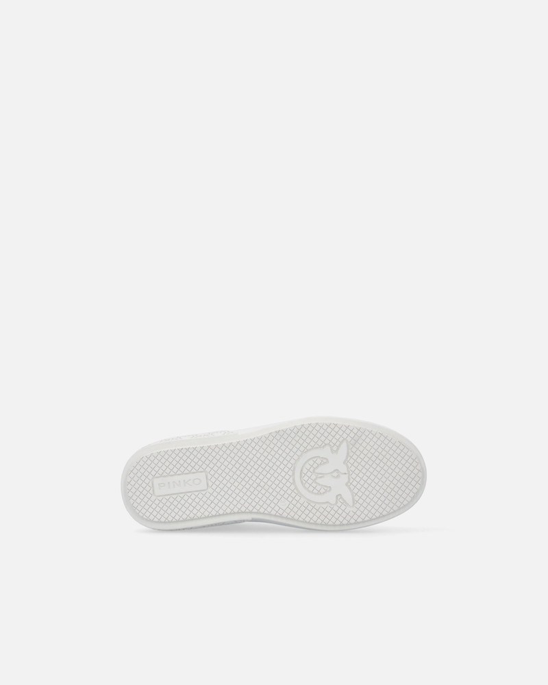 LEATHER SNEAKERS WITH LOVE BIRDS LOGO 7