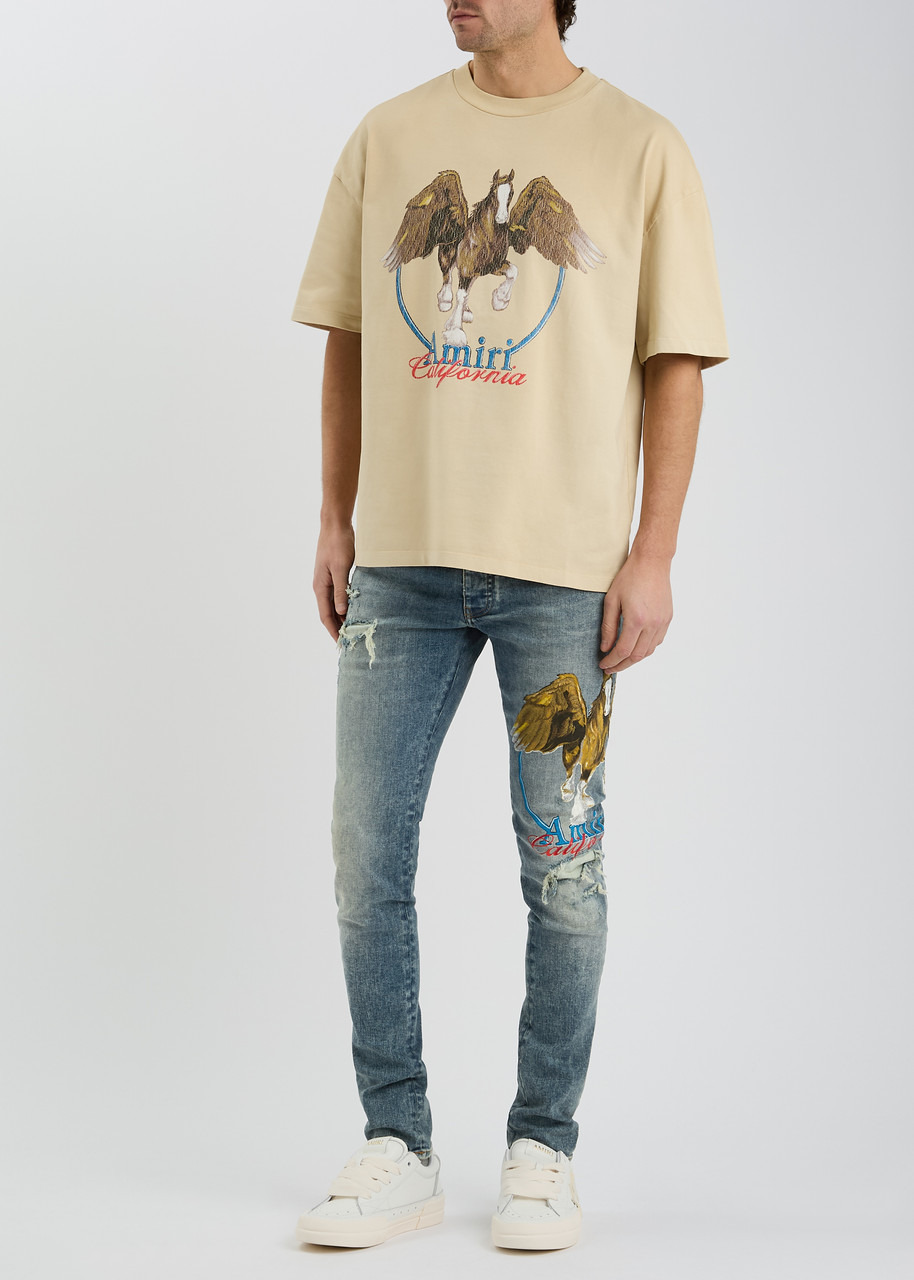 Amiri Pegasus Distressed Skinny Jeans - 4