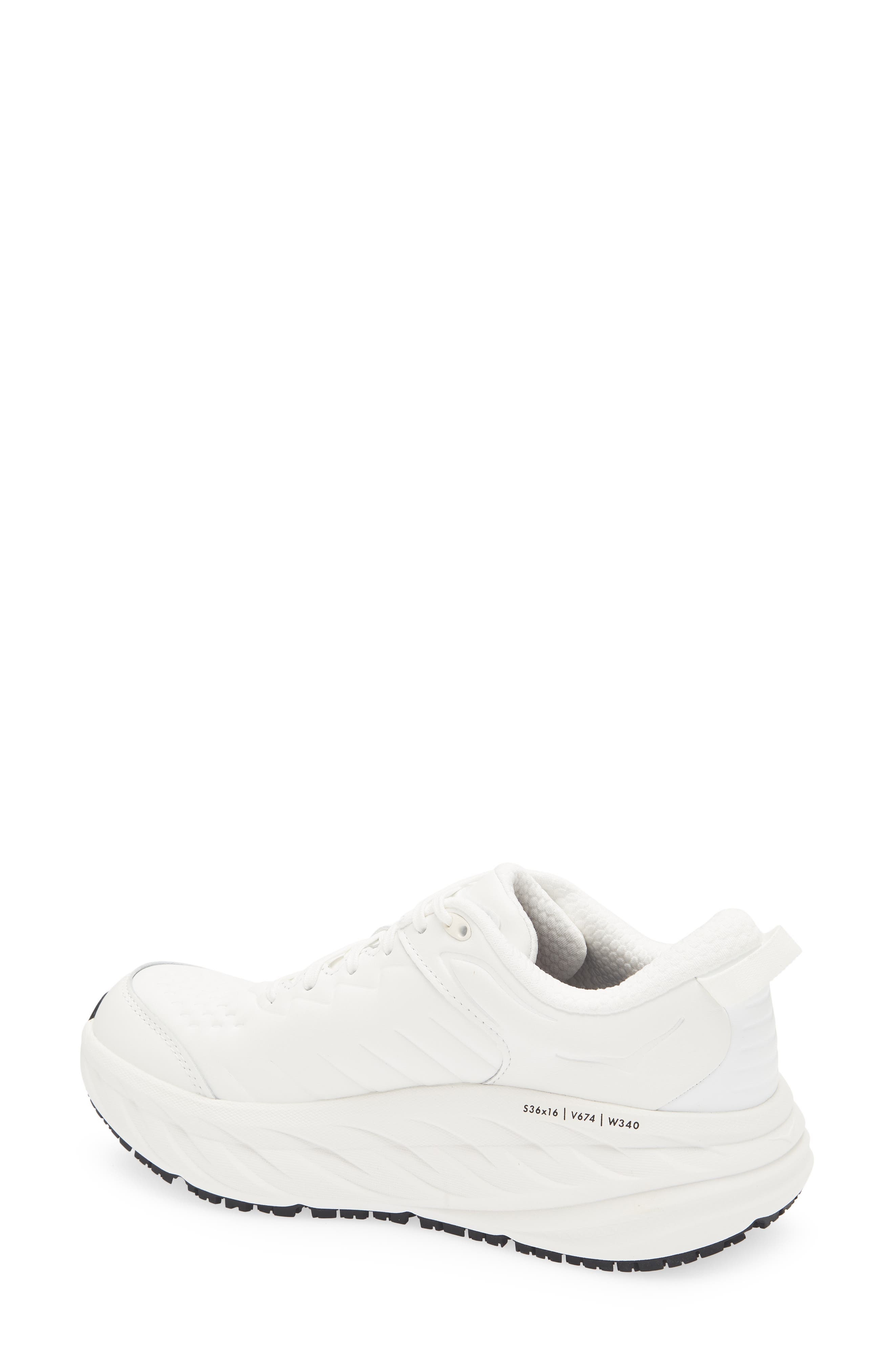 HOKA Bondi SR Water Resistant Running Shoe in Frost /Frost at Nordstrom - 2