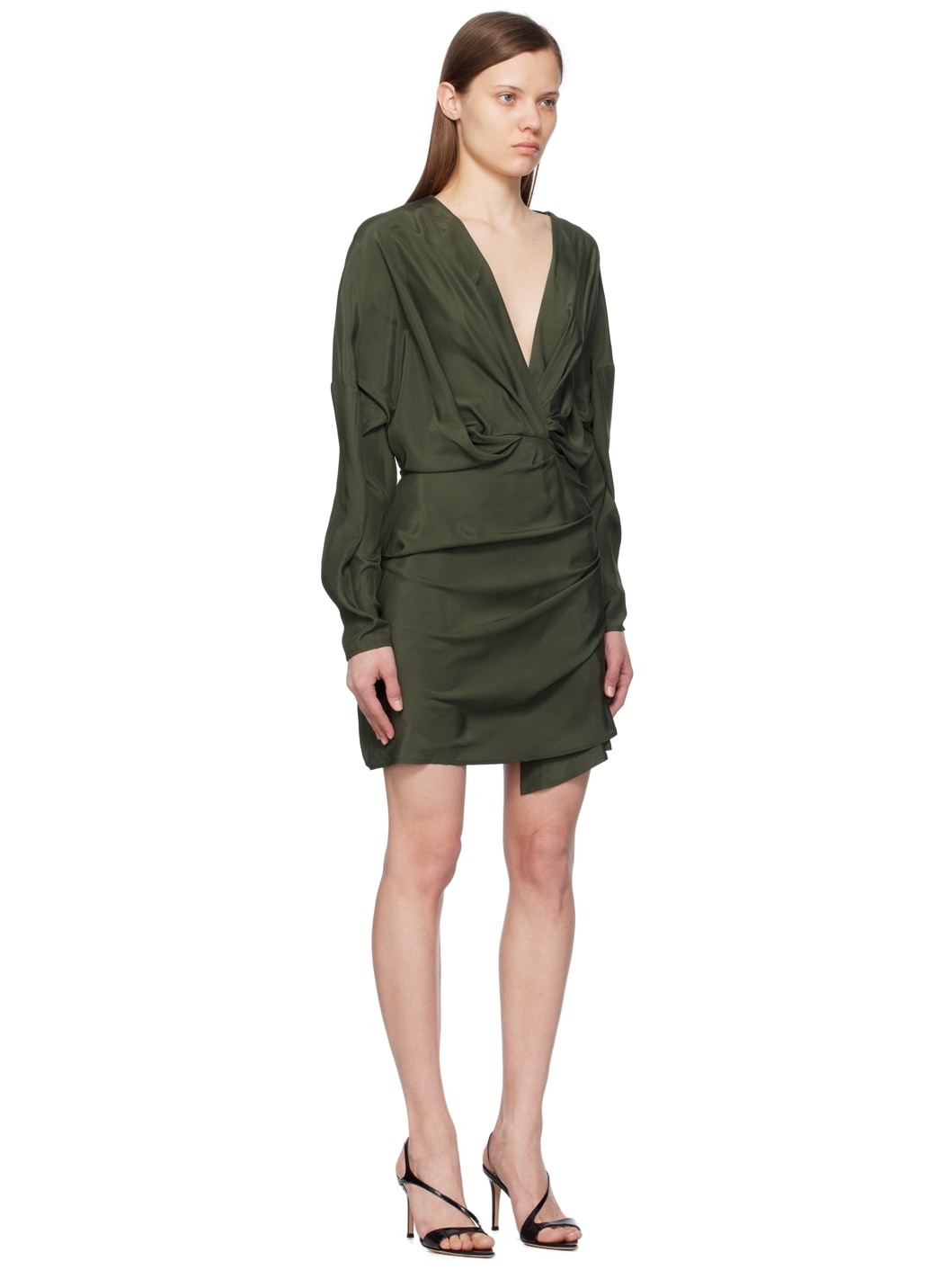 Green Asuka Minidress - 2