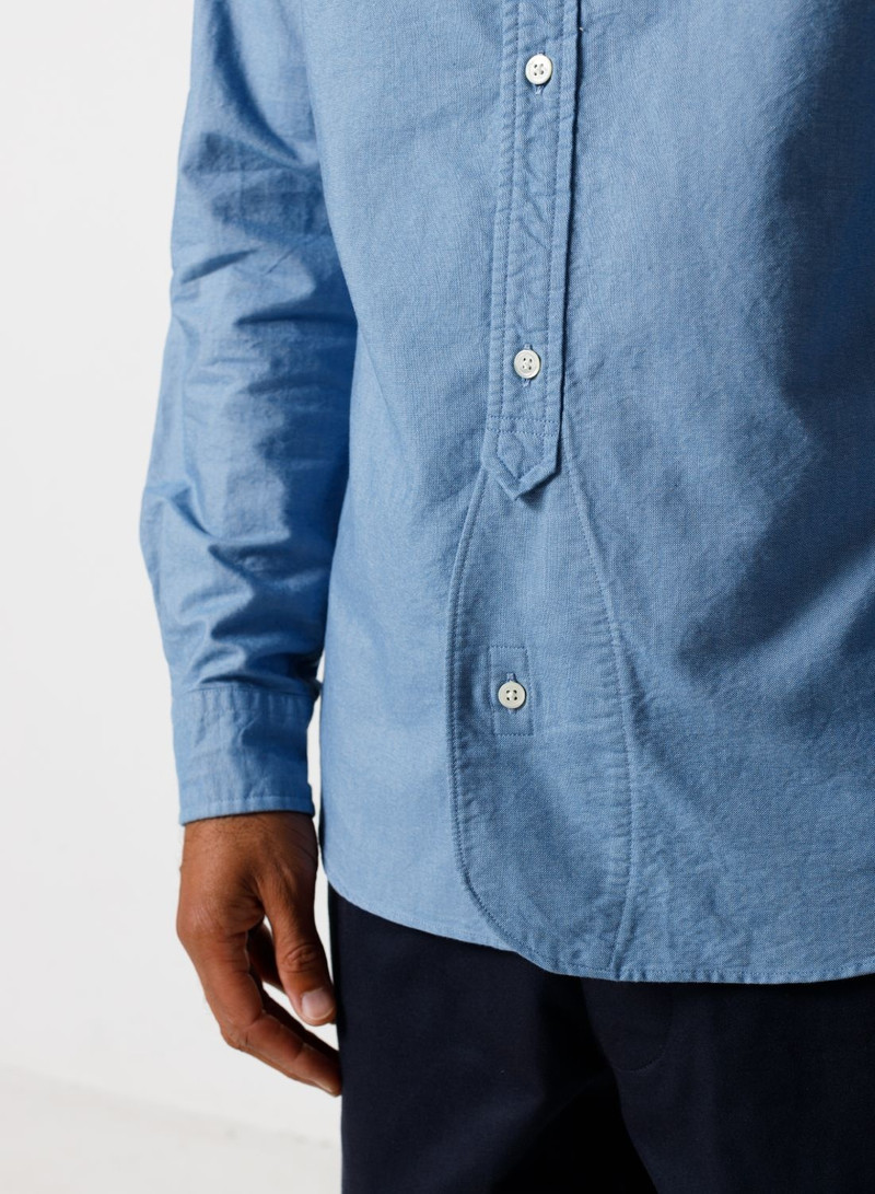 British Officers Shirt in Sax 5