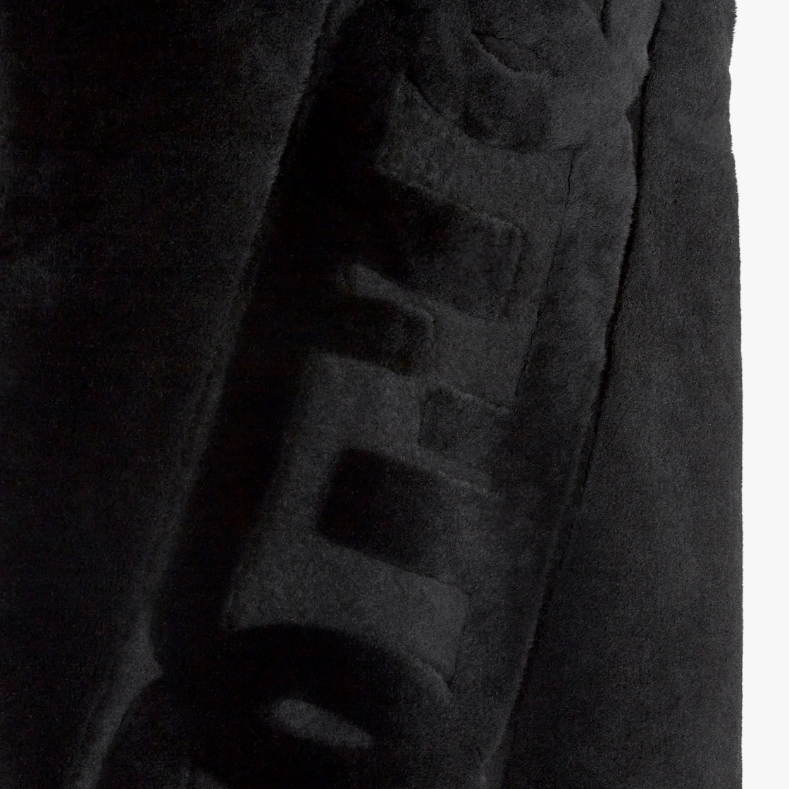 Black shearling gilet - 3