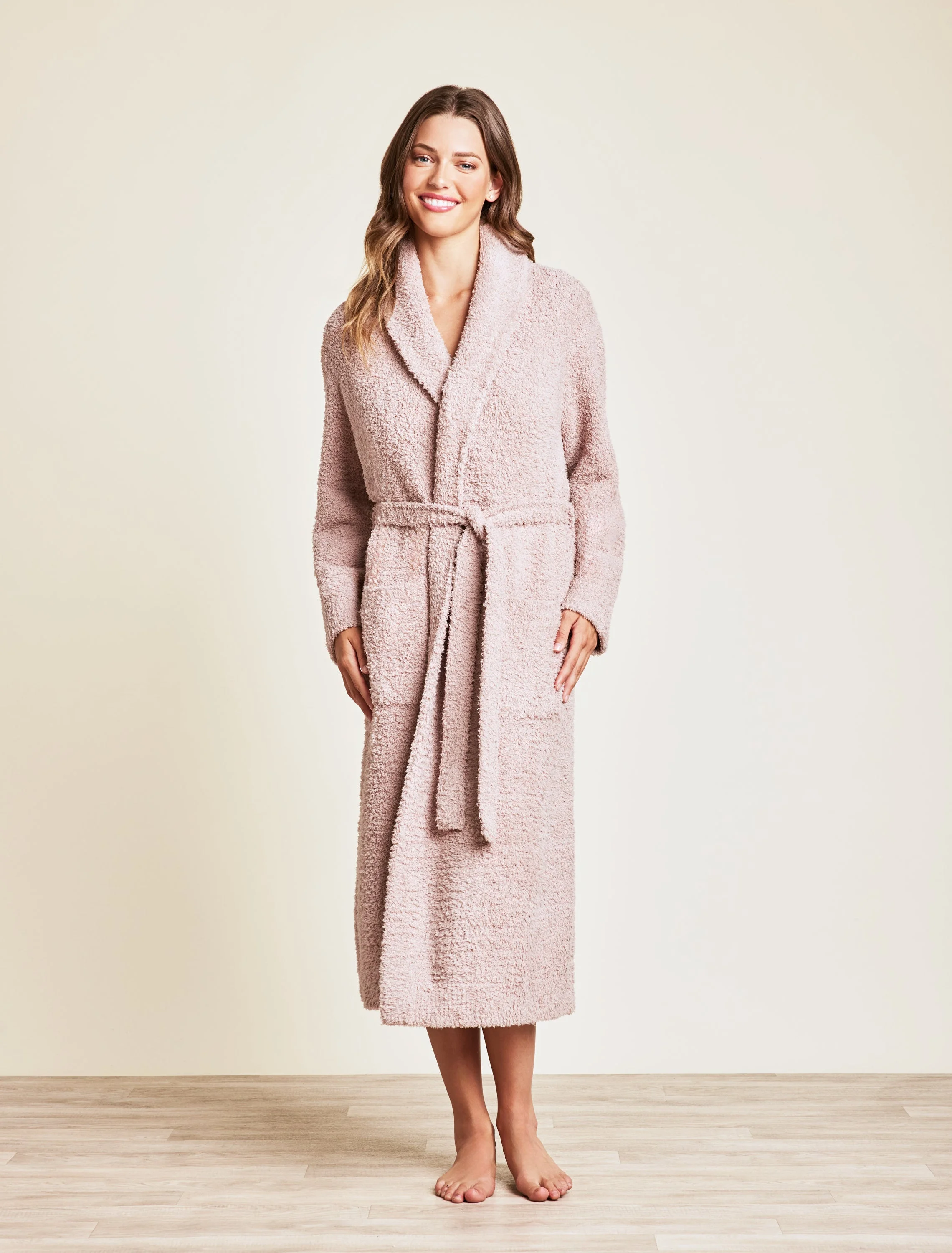 CozyChic® Long Solid Robe - 1