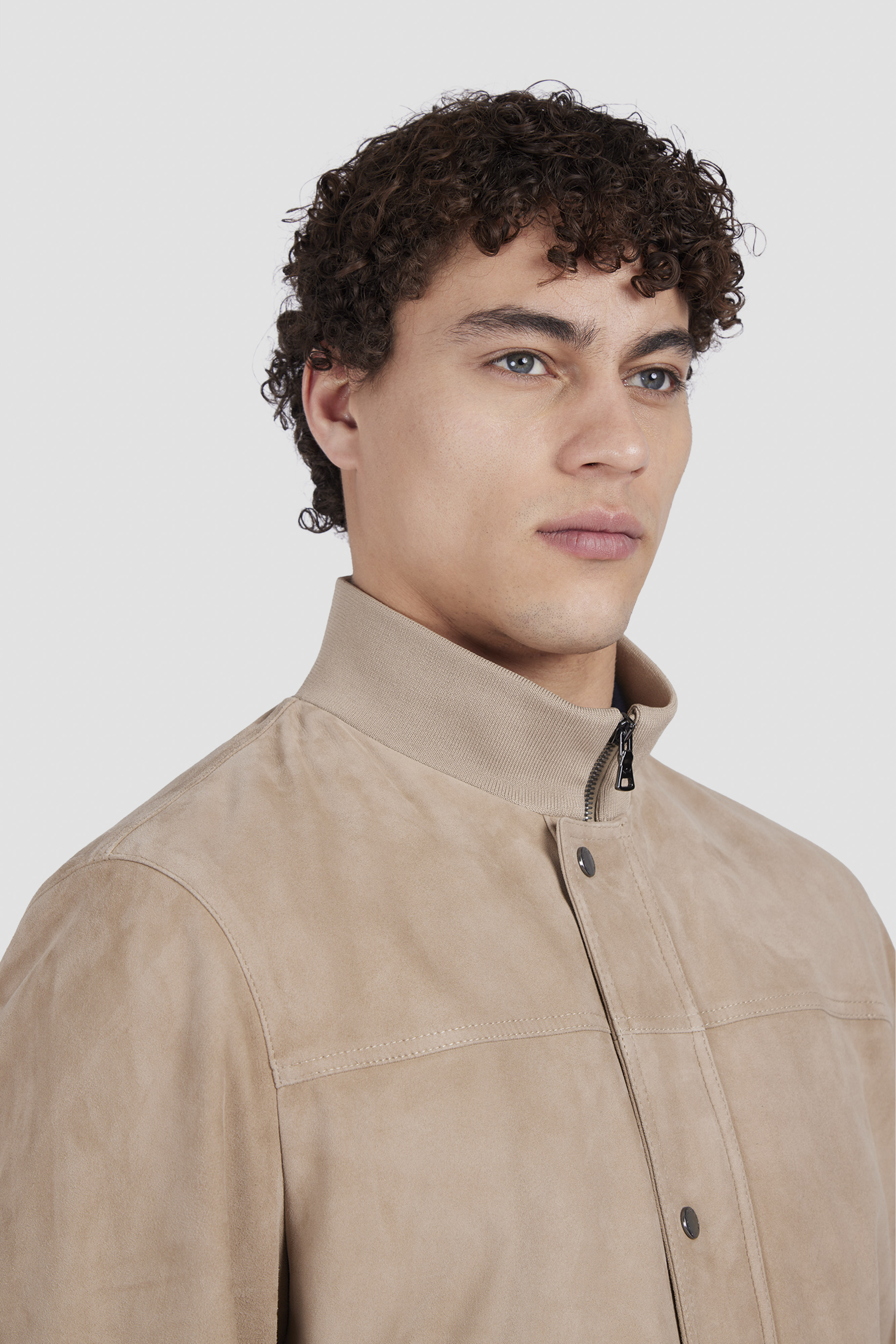 AQUALEATHER SUEDE BOMBER - 4