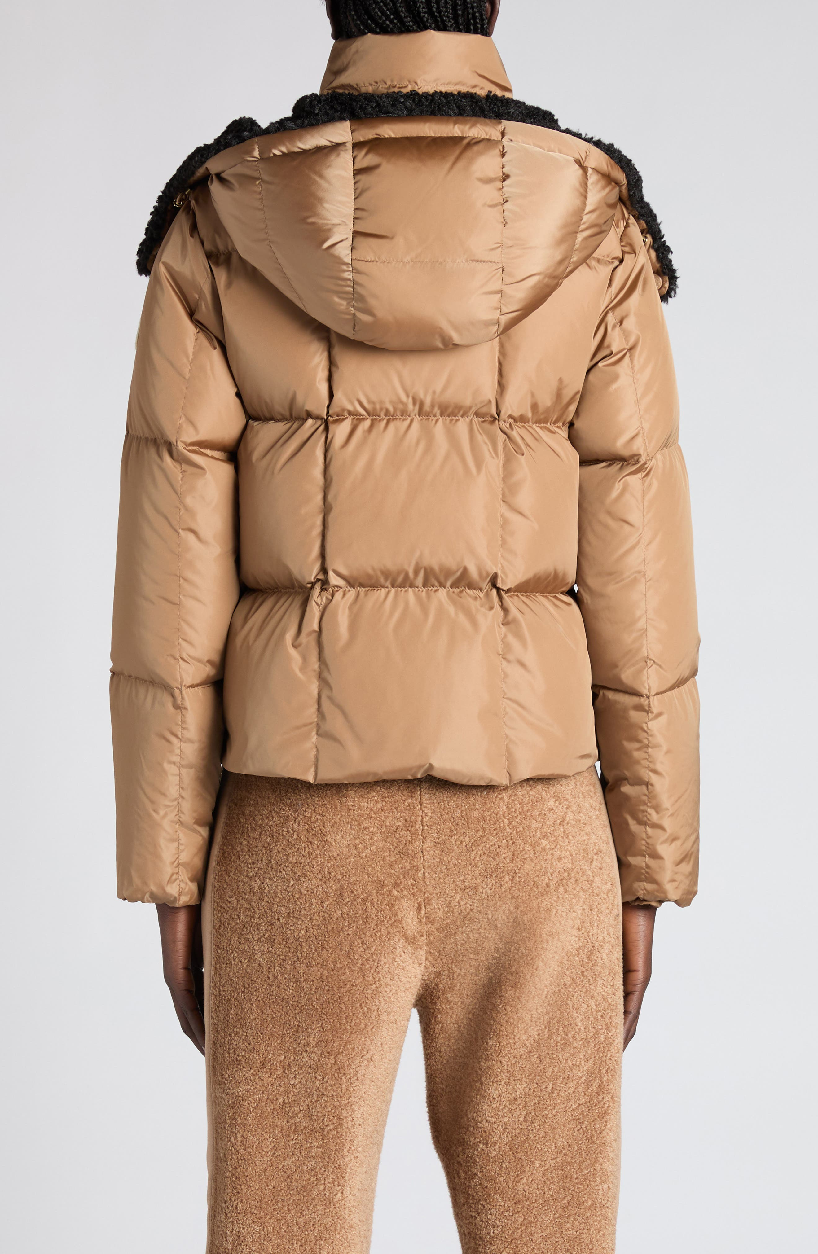 Moncler Castelnou Box Quilted Down Puffer Jacket in Dijon at Nordstrom - 3