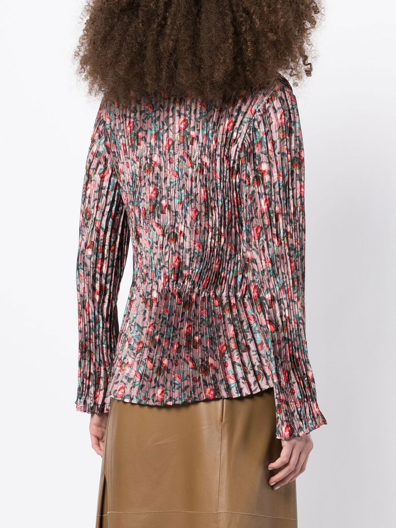 berry blooms pleated shirt 4