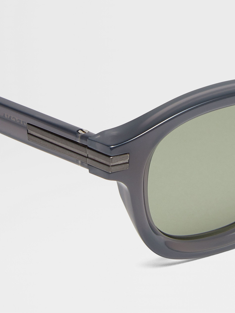 ZEGNA BLUE AURORA I ACETATE SUNGLASSES outlook