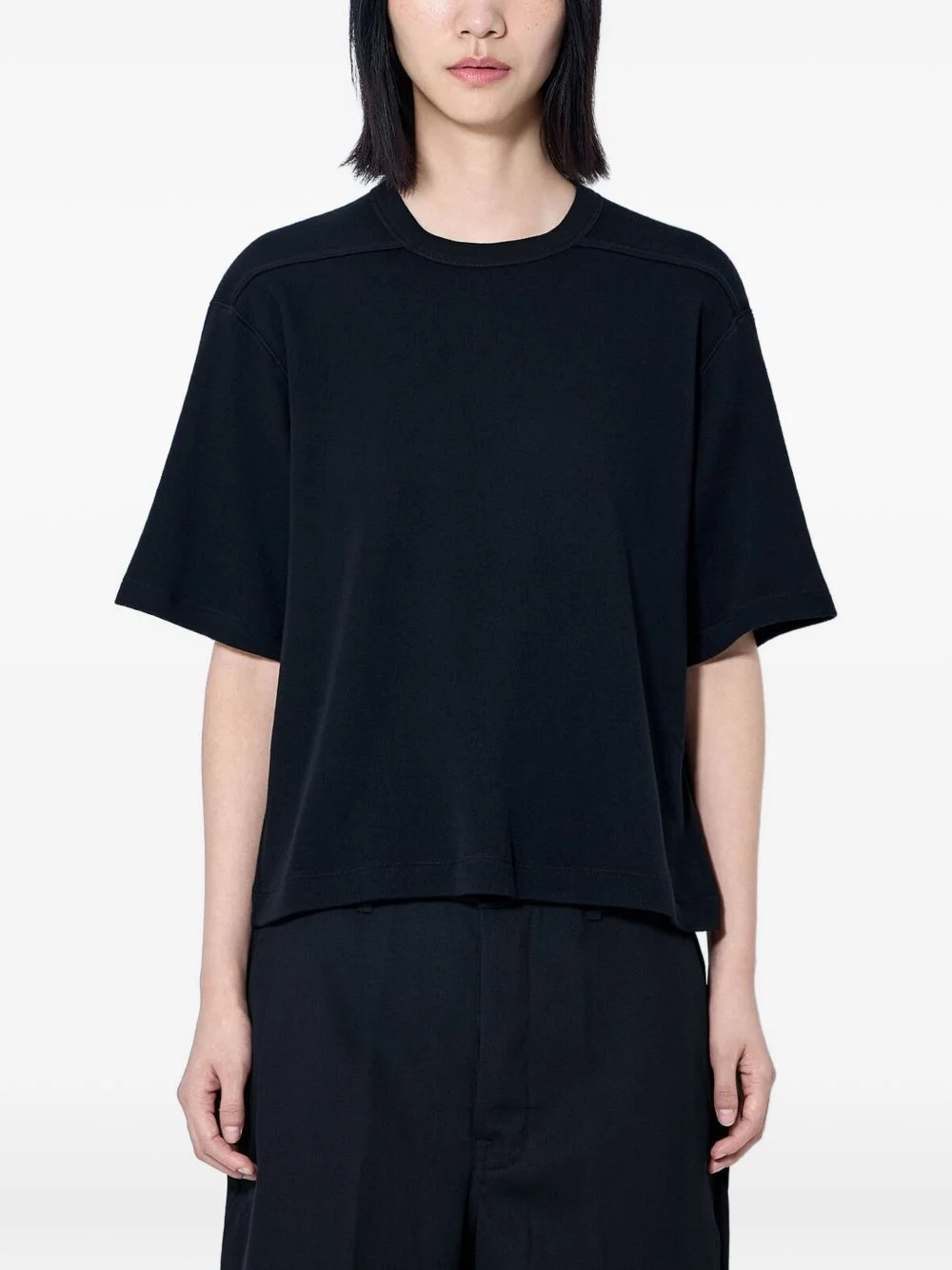crew-neck cotton T-shirt - 1