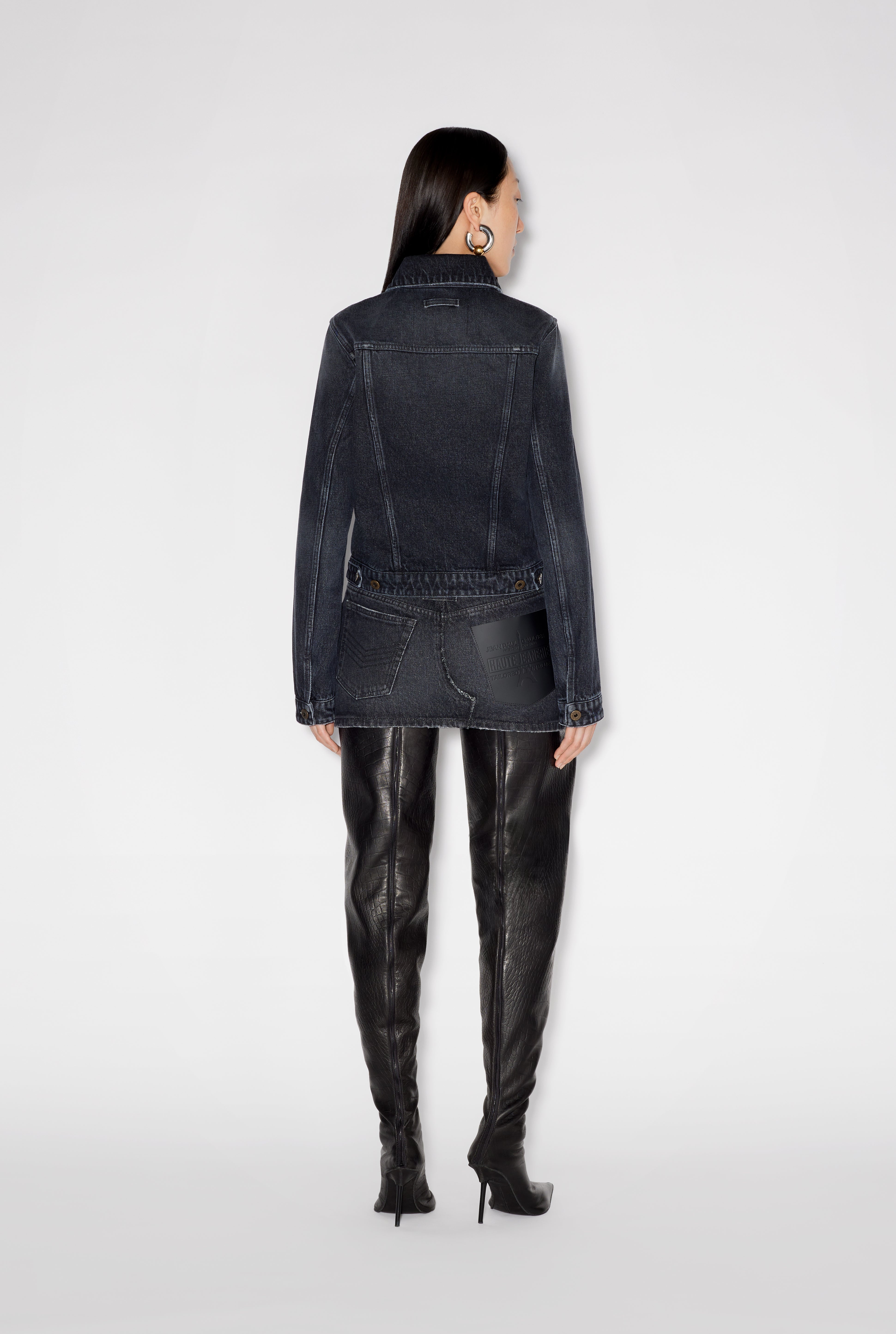 THE BLACK DENIM HAUTE JEANERIE JACKET - 2