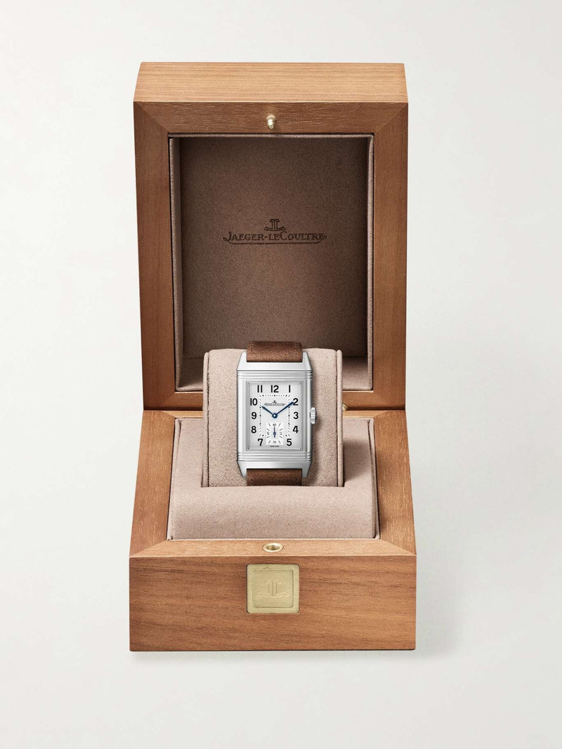Reverso Classic Sydney Limited Edition Hand-Wound 45.6mm stainless steel and leather watch 8