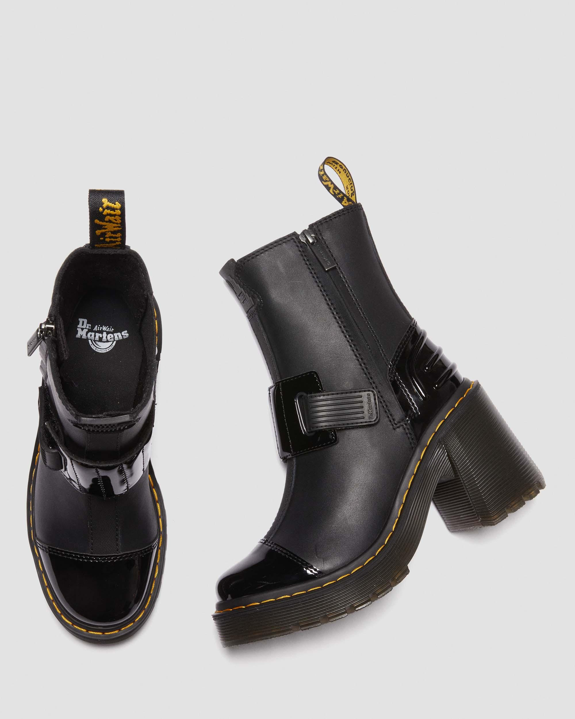 Gaya Alternative Leather Heeled Chelsea Boots - 10