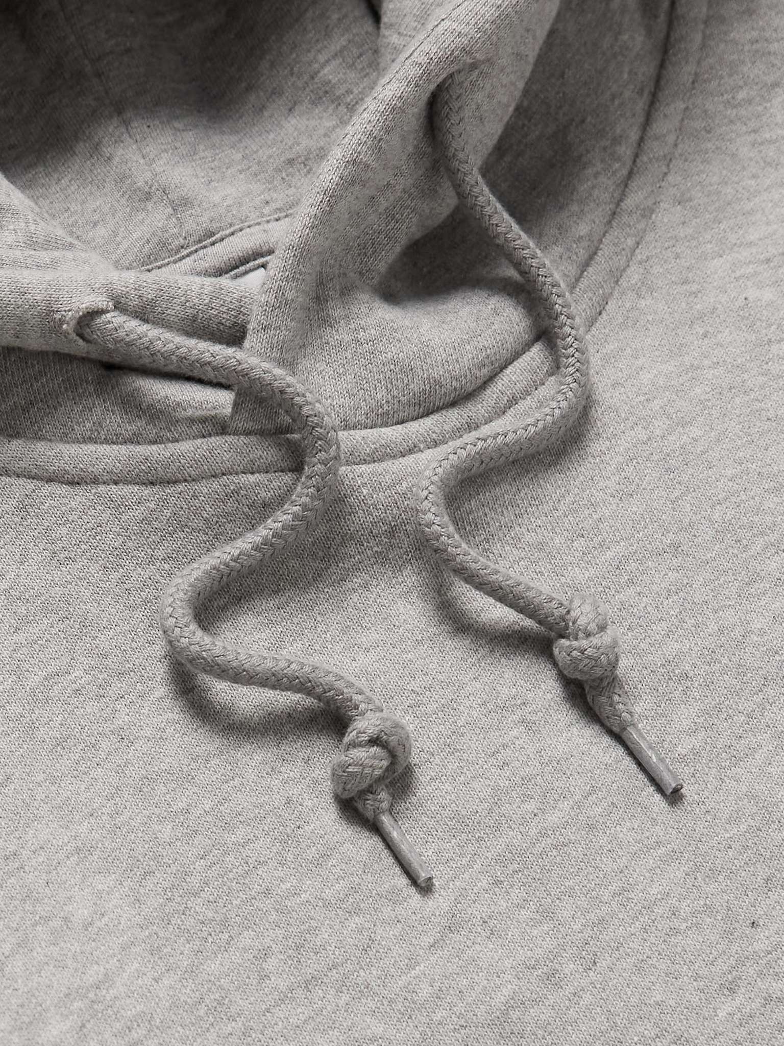 Logo-Embroidered Cotton-Blend Jersey Hoodie - 5