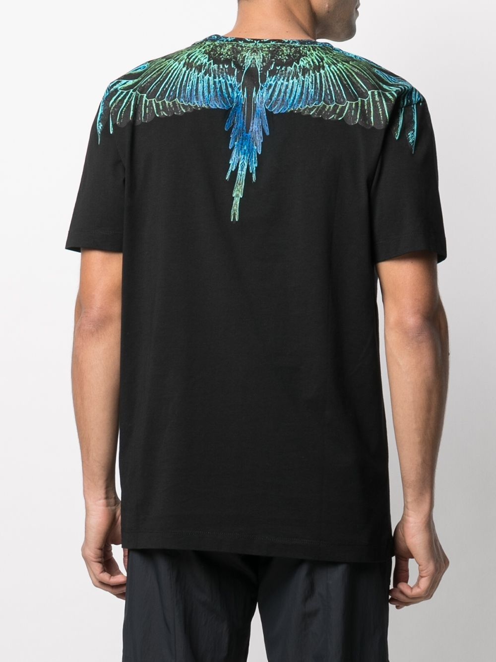 Wings-print crew neck T-shirt - 4