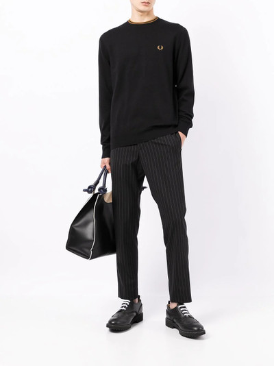 Fred Perry embroidered logo wool sweater outlook