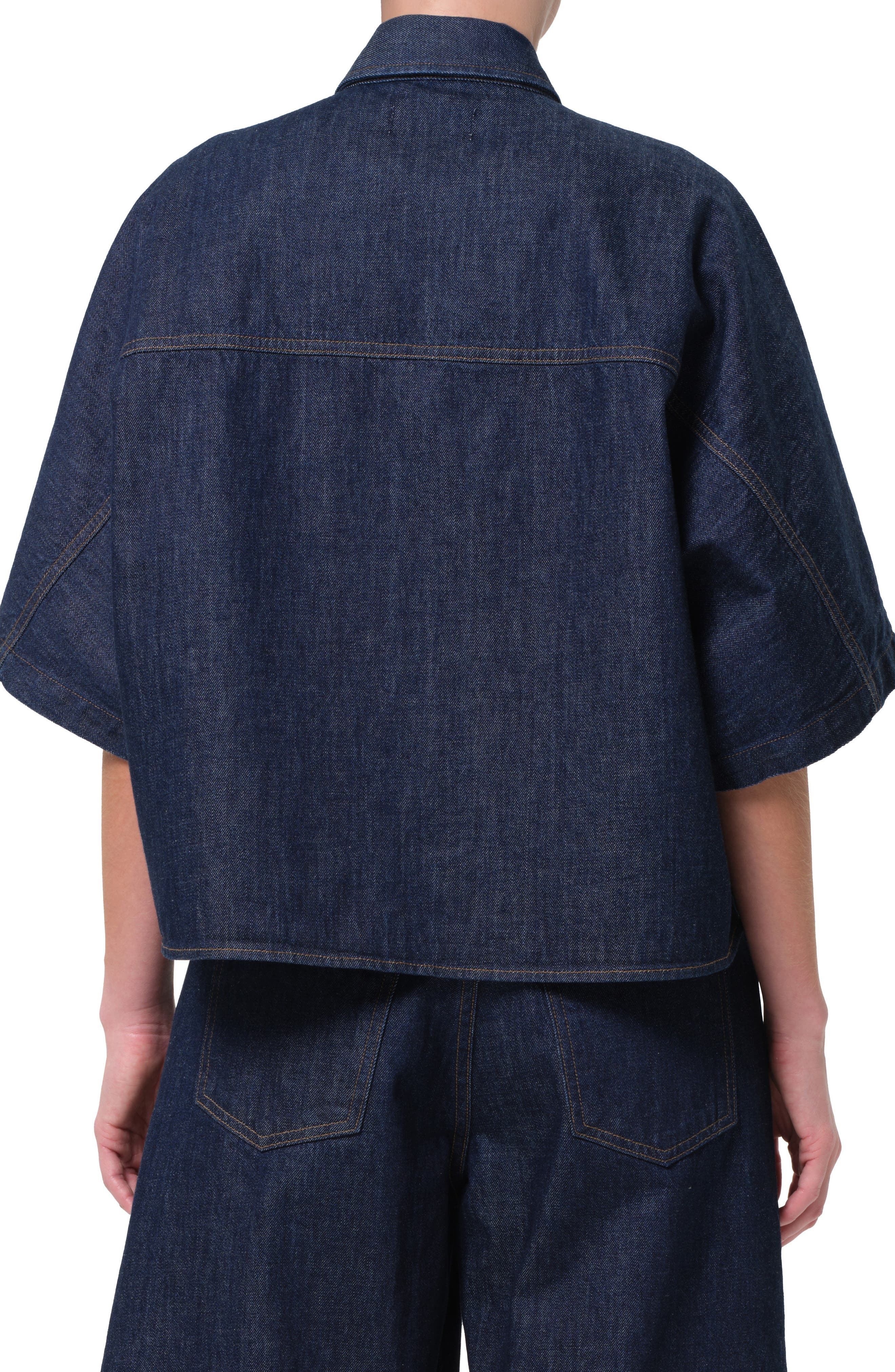 AGOLDE Taron Boxy Denim Button-Up Shirt in Pure at Nordstrom - 2