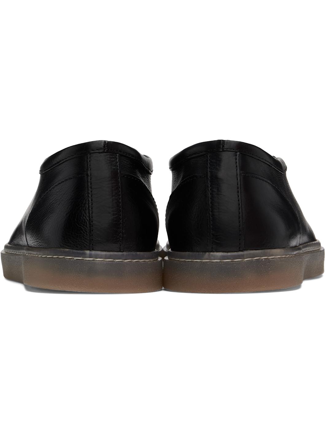 Black Elastic Linoleum Sneakers - 2