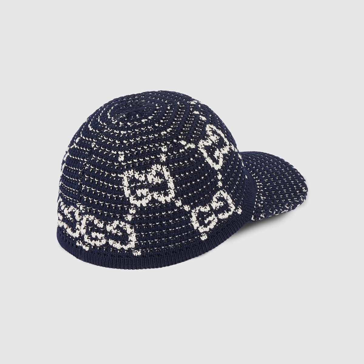 GG crochet cotton baseball hat - 4