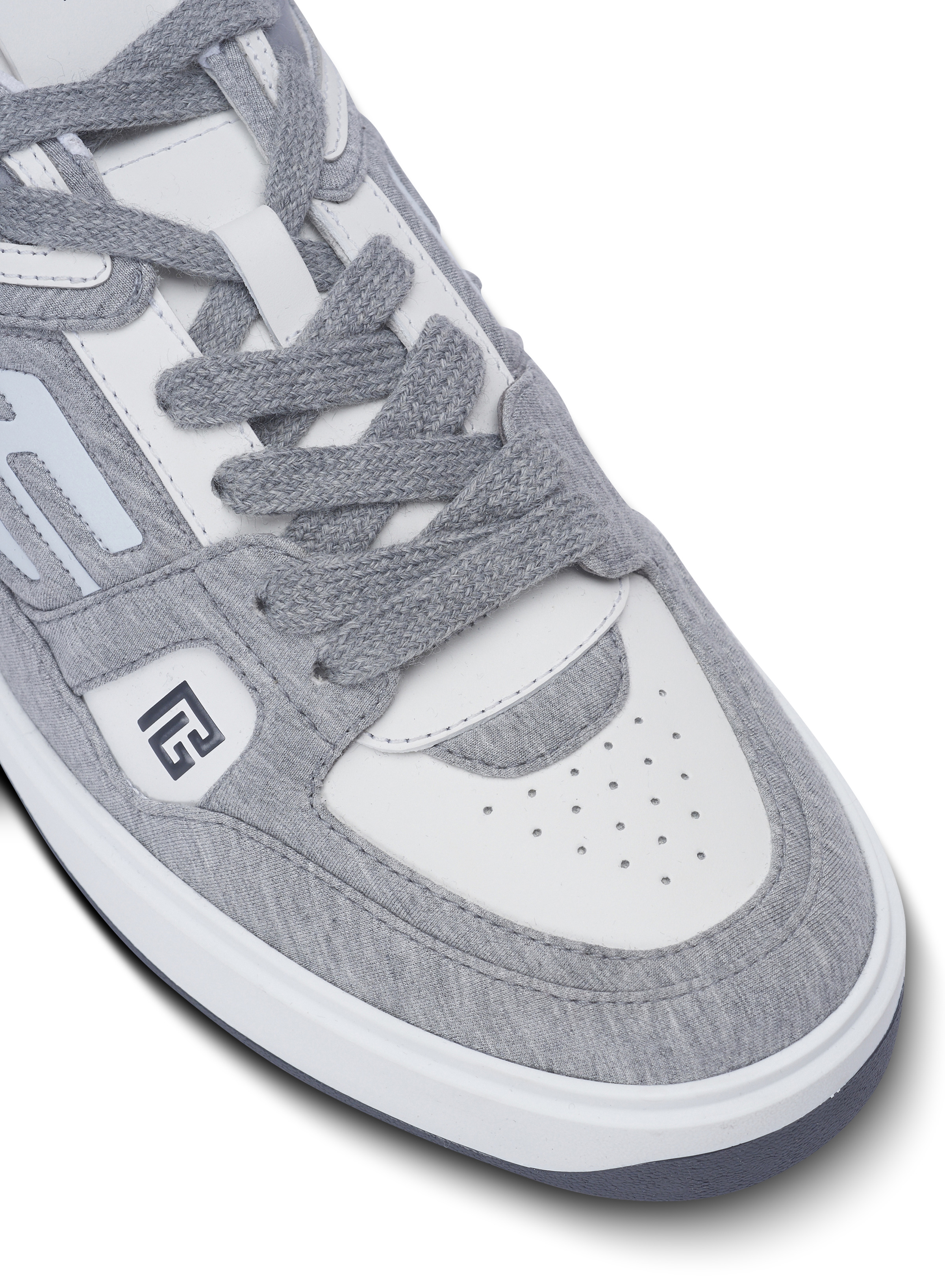 B-Court Skate trainers in fleece and calfskin - 6