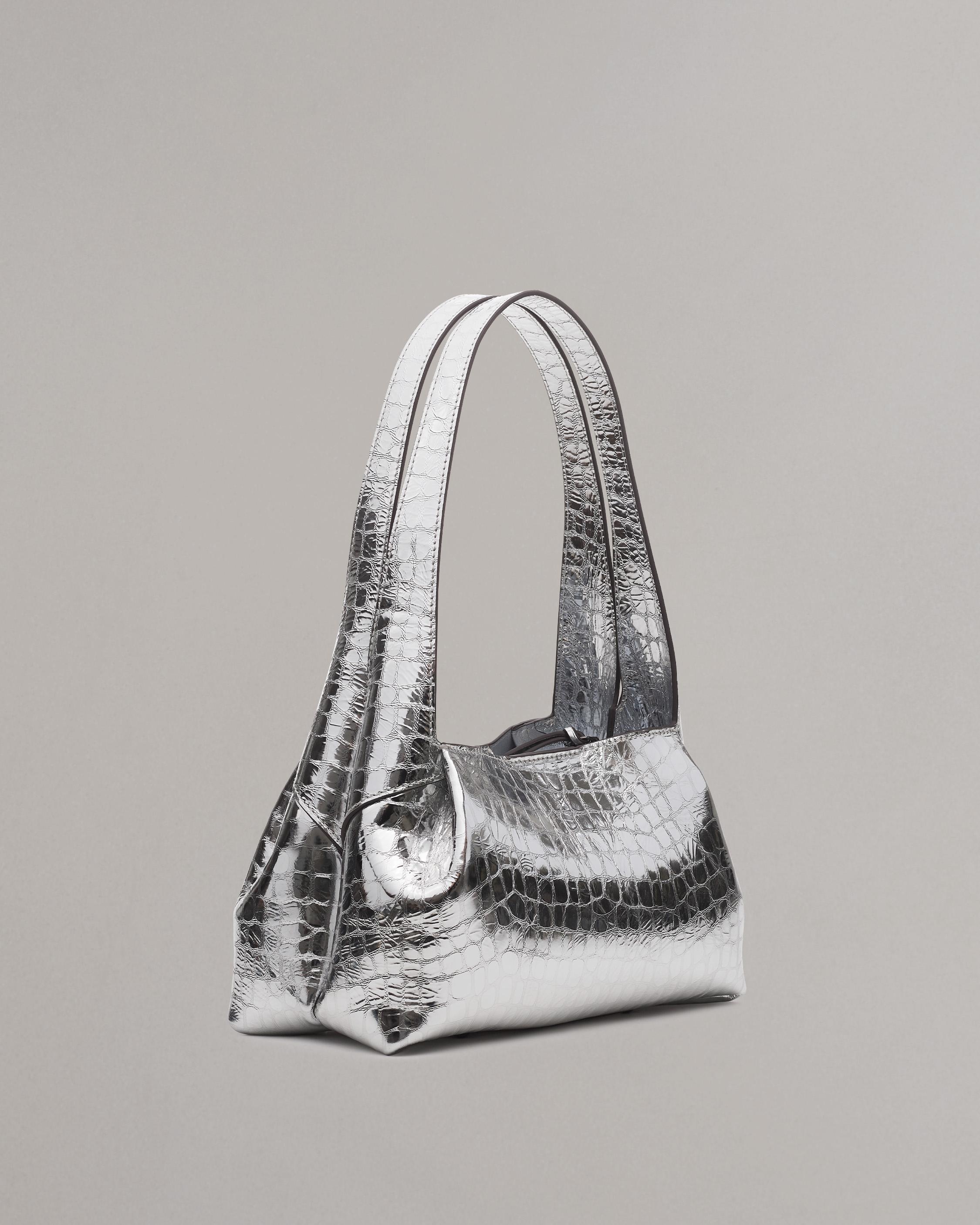 Slade Embossed Leather Shoulder Bag - 2