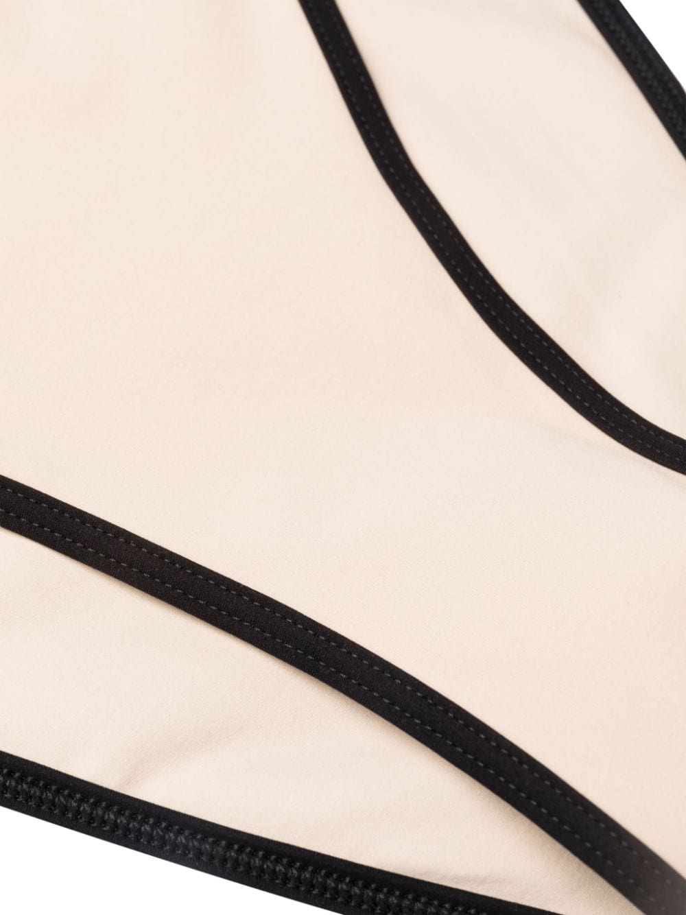 contrasting-trim side-tie bikini bottoms - 3