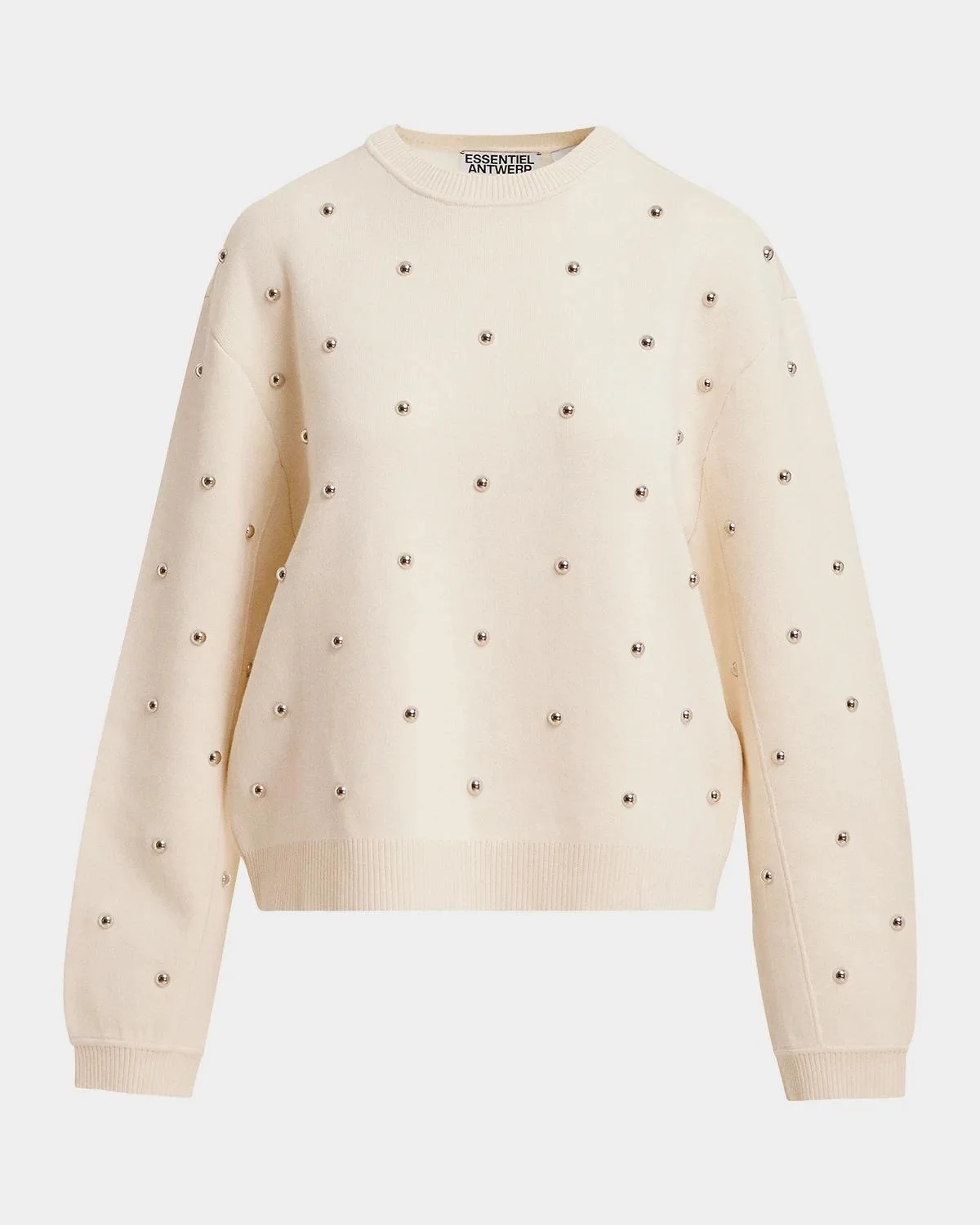 Klou Beaded Crewneck Sweater - 1