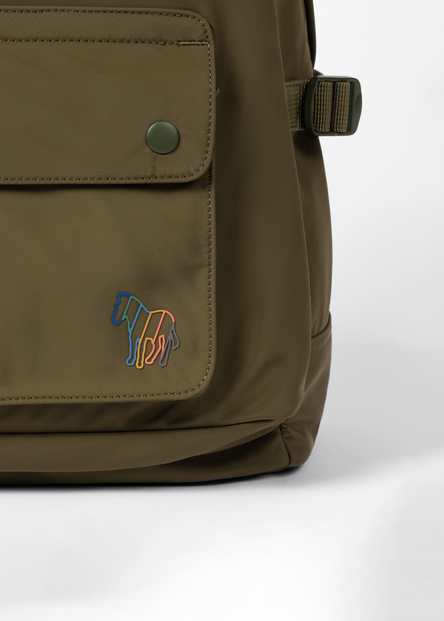 Khaki 'Broad Stripe Zebra' Backpack - 2