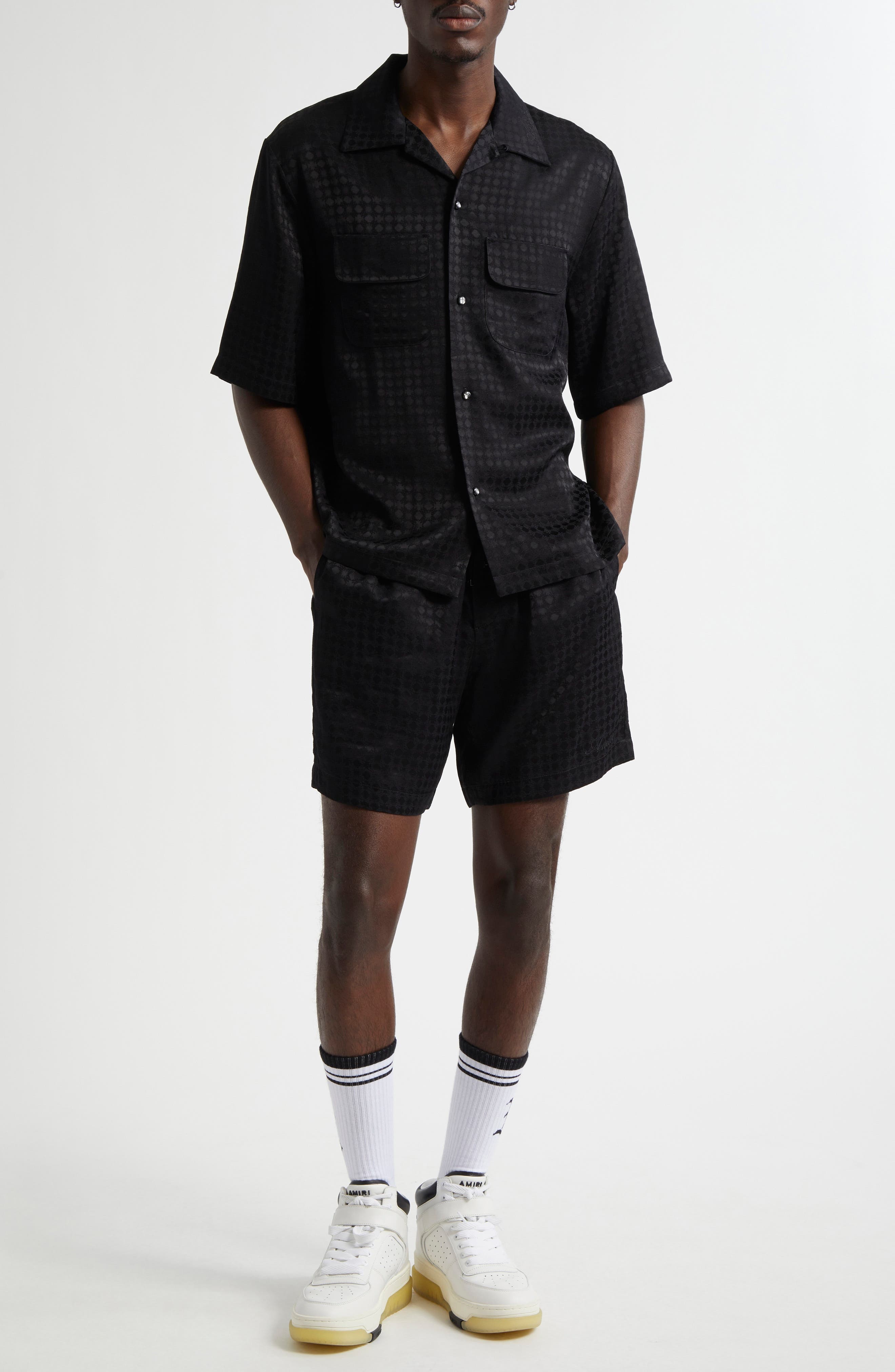 AMIRI MA Quad Jacquard Shorts in Black at Nordstrom - 2