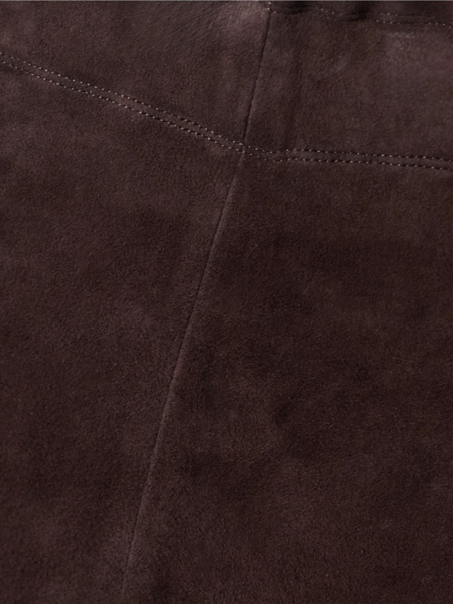JP Twenty cropped suede flared leggings Dark brown - 4