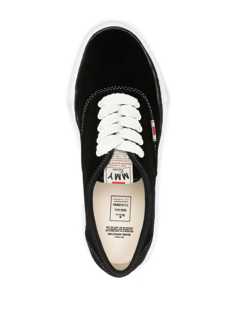 logo-patch low-top sneakers 4