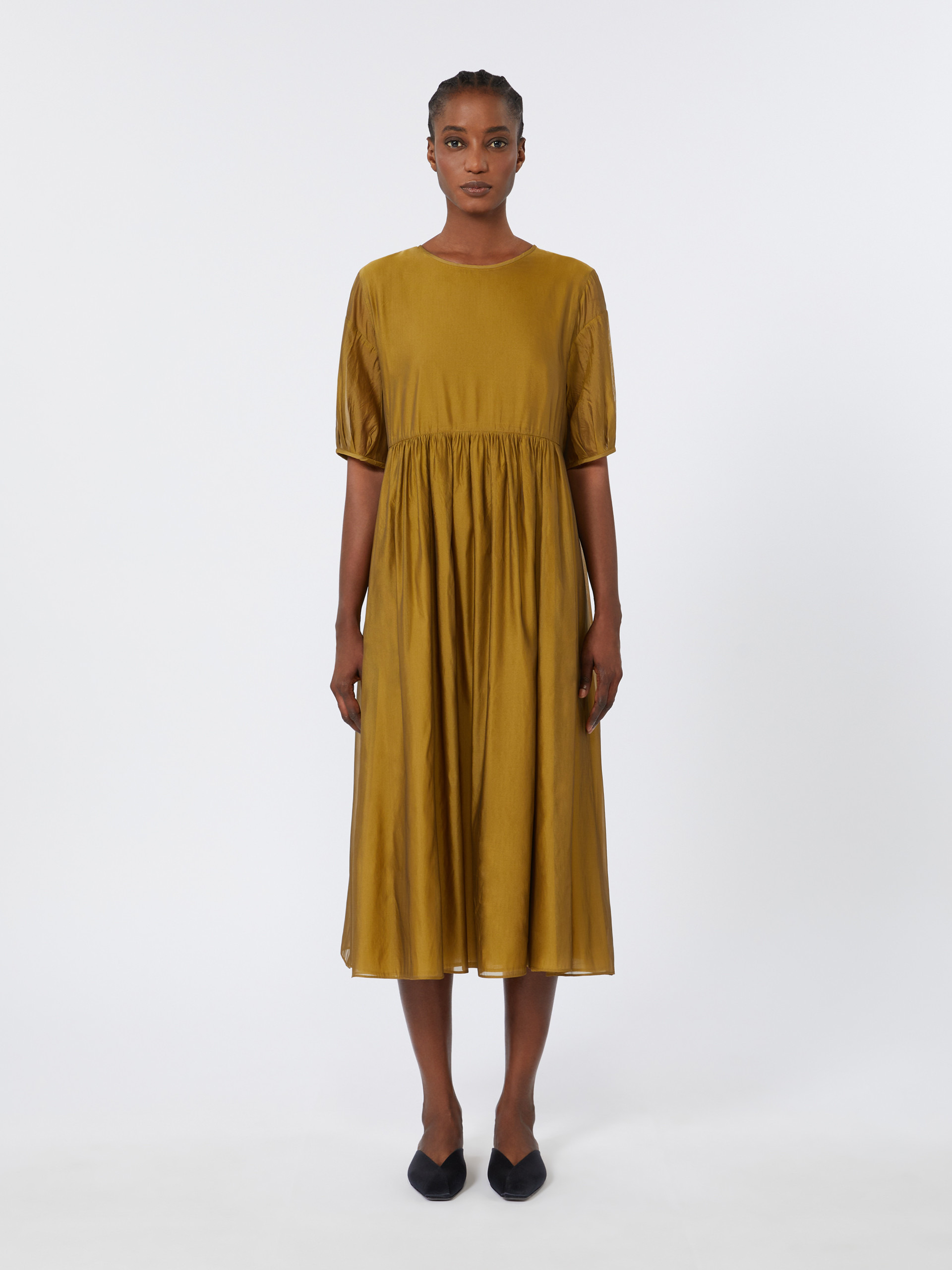 FATOSO Silk-blend organza dress - 3