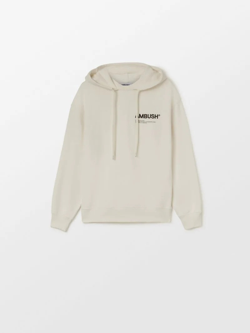 logo-print drawstring hoodie - 1