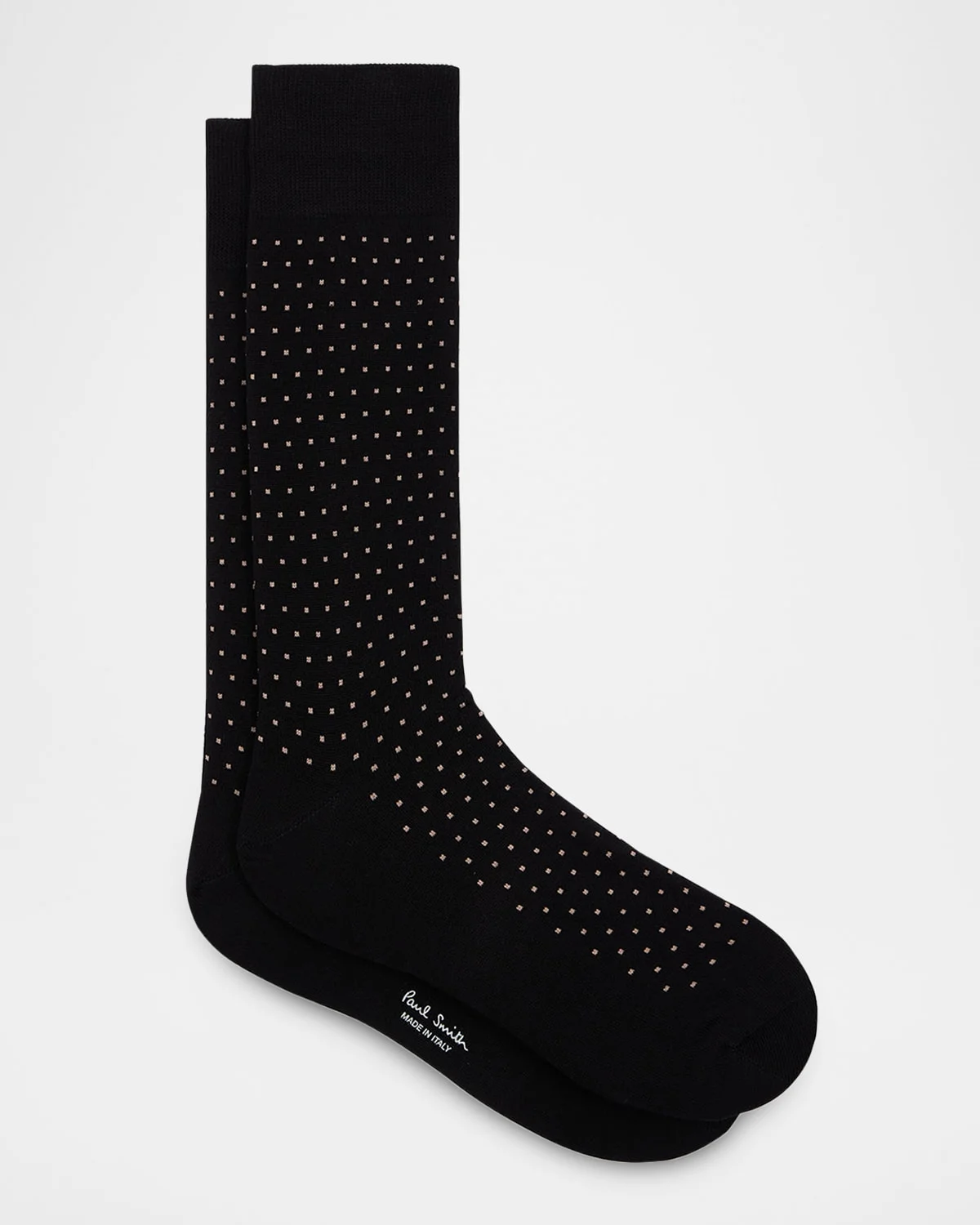 Men's Mini Polka Dot Crew Socks - 1