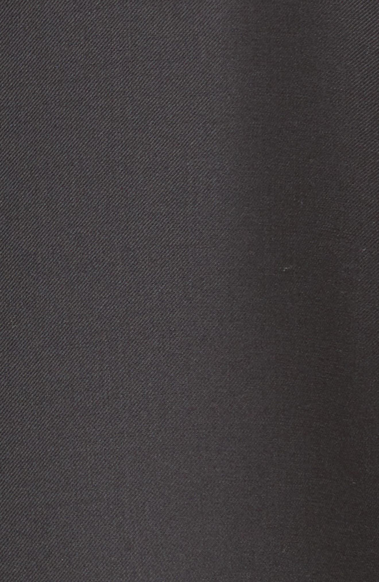 Trofeo Solid Black Wool Suit - 6