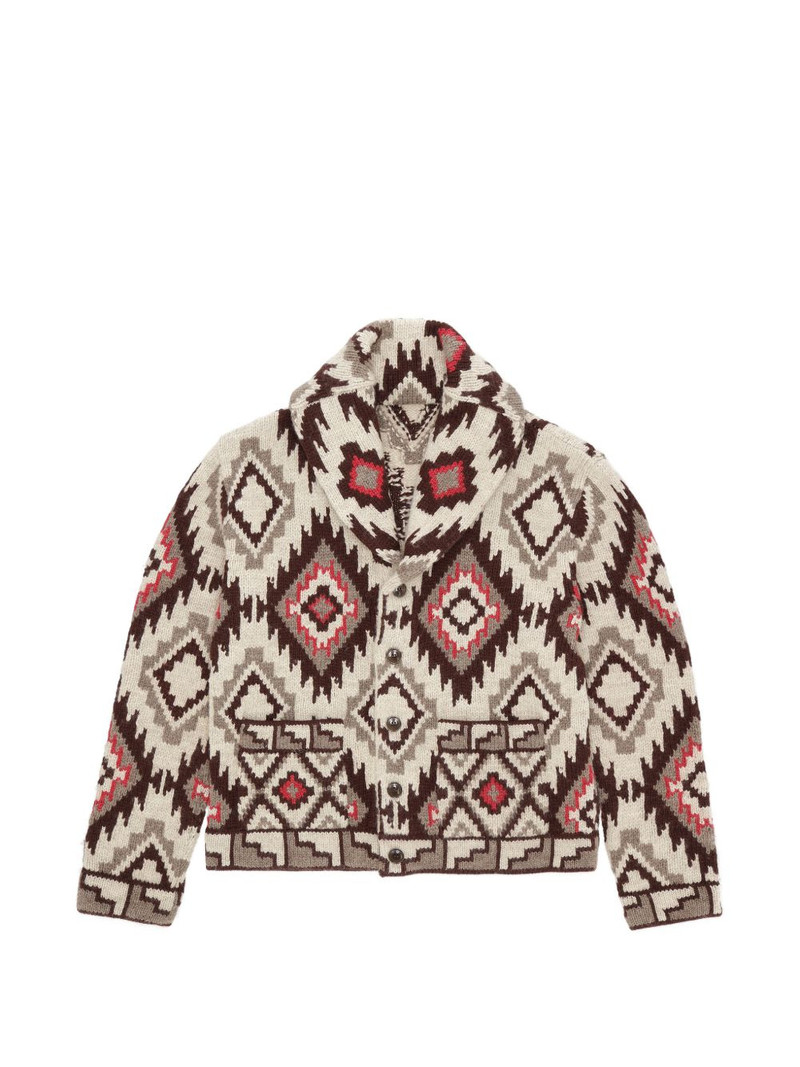 Walter First Nations pattern cardigan 1