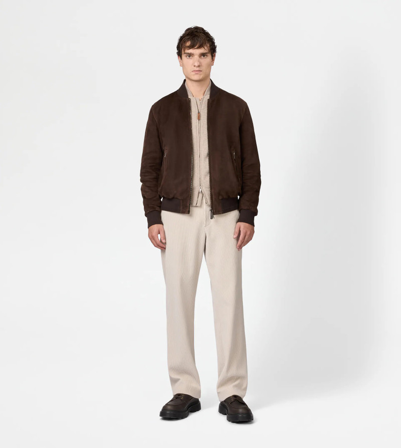 Tod's CHINO PANTS IN CORDUROY - OFF WHITE outlook