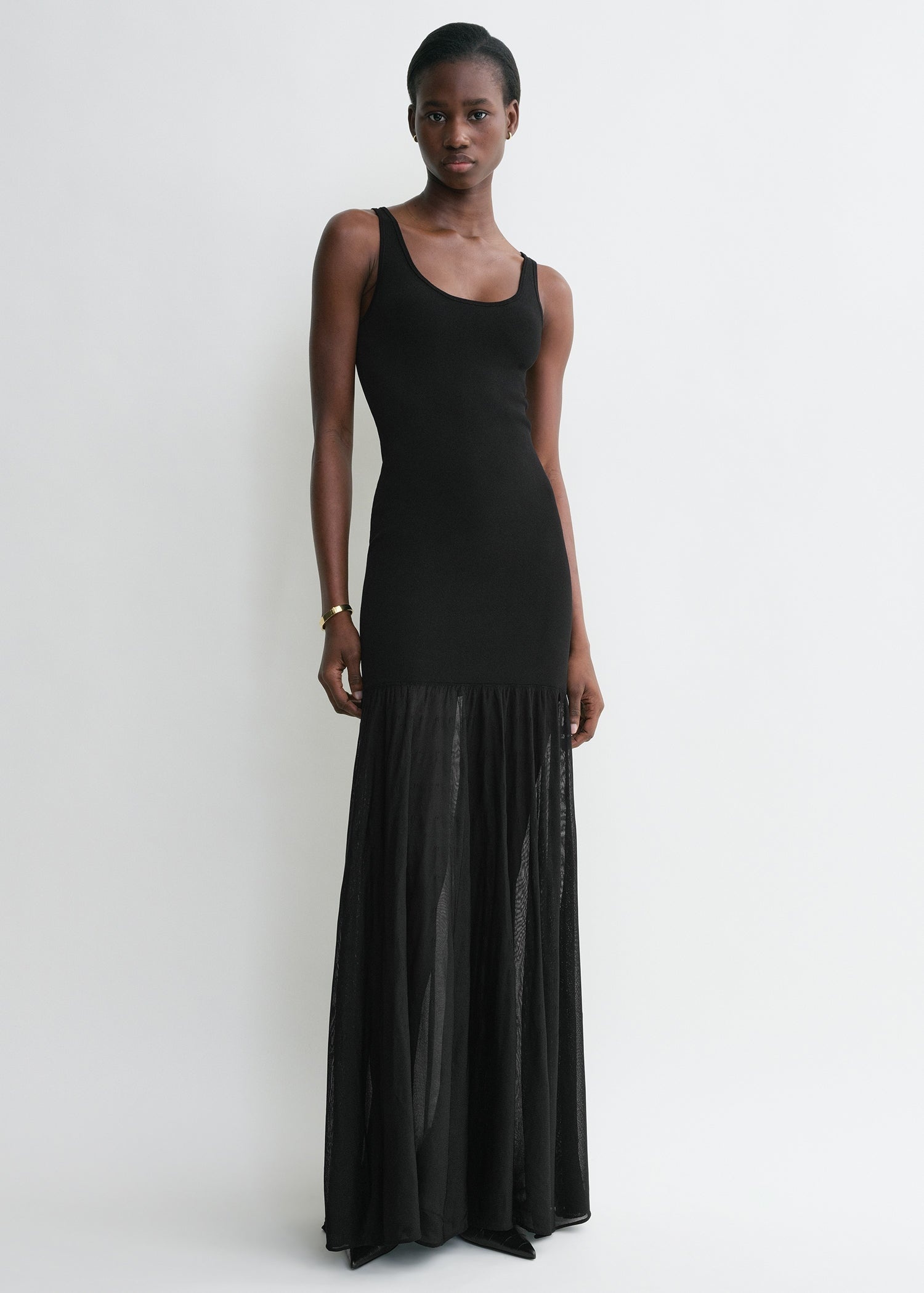 Evening tank dress black - 2