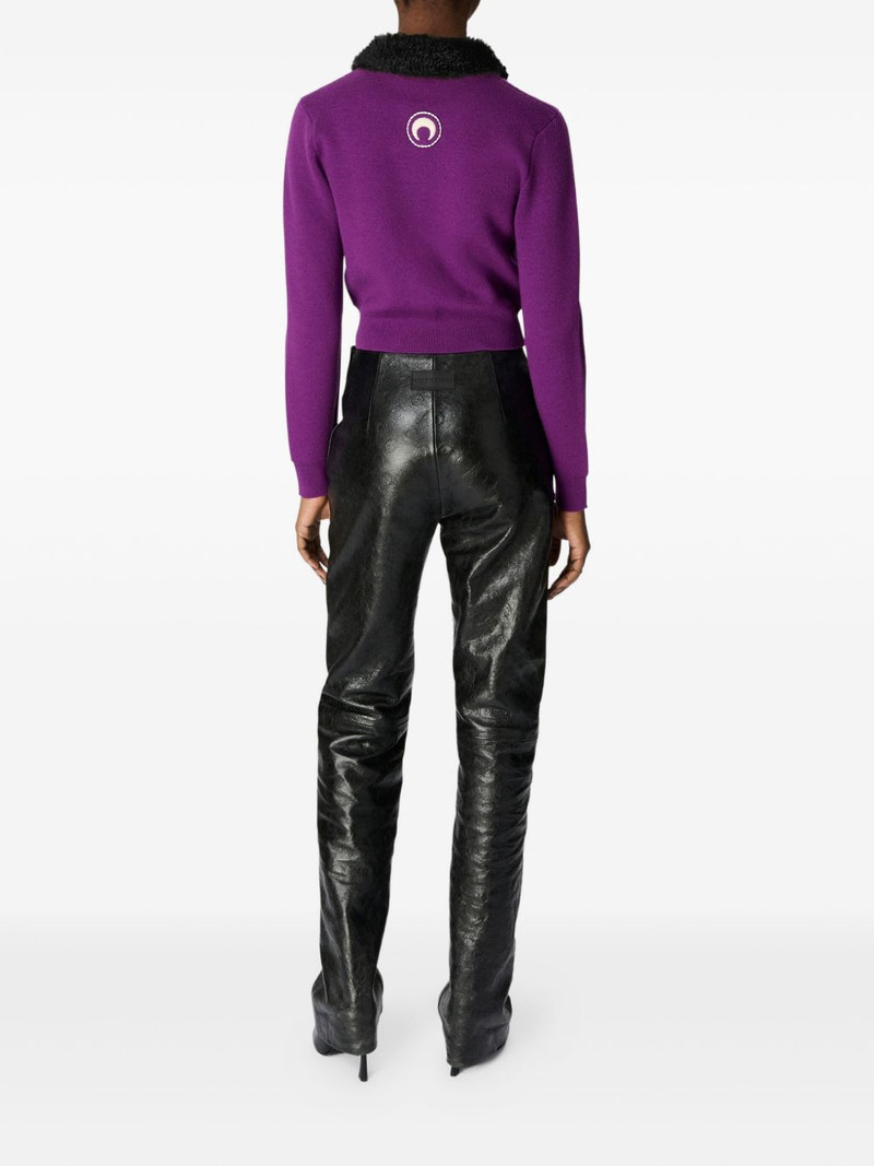 wool cropped cardigan 3