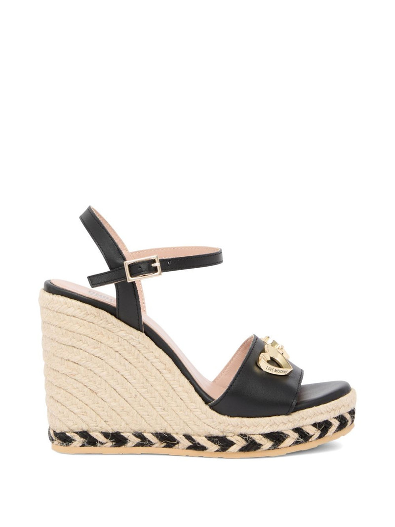 heart appliqué espadrilles 1
