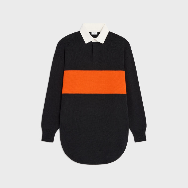 oversized polo sweater IN wool 1