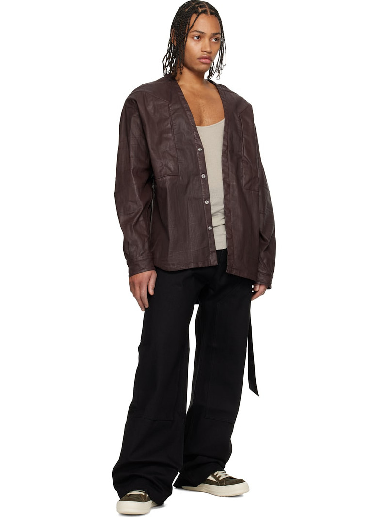 Rick Owens DRKSHDW Black Concordians Strobe Double Knee Jeans outlook