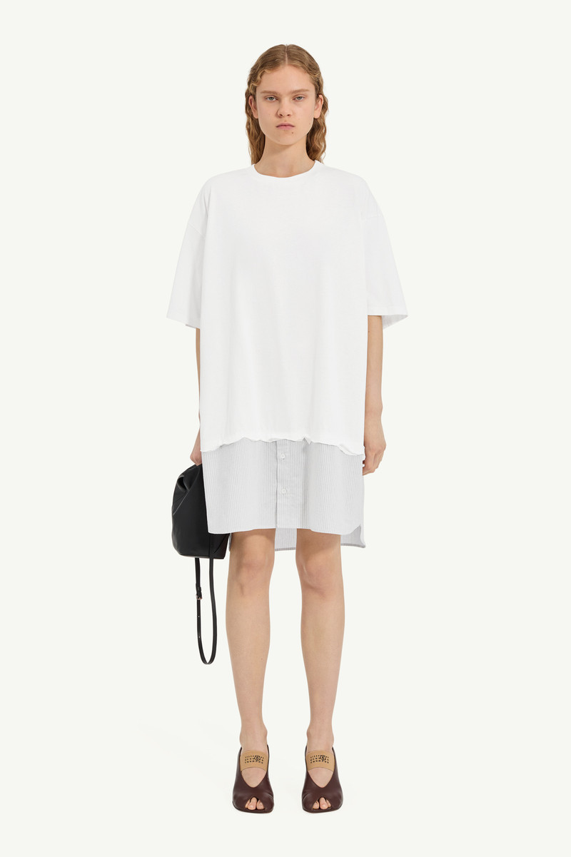 Hybrid cotton jersey T-shirt 1