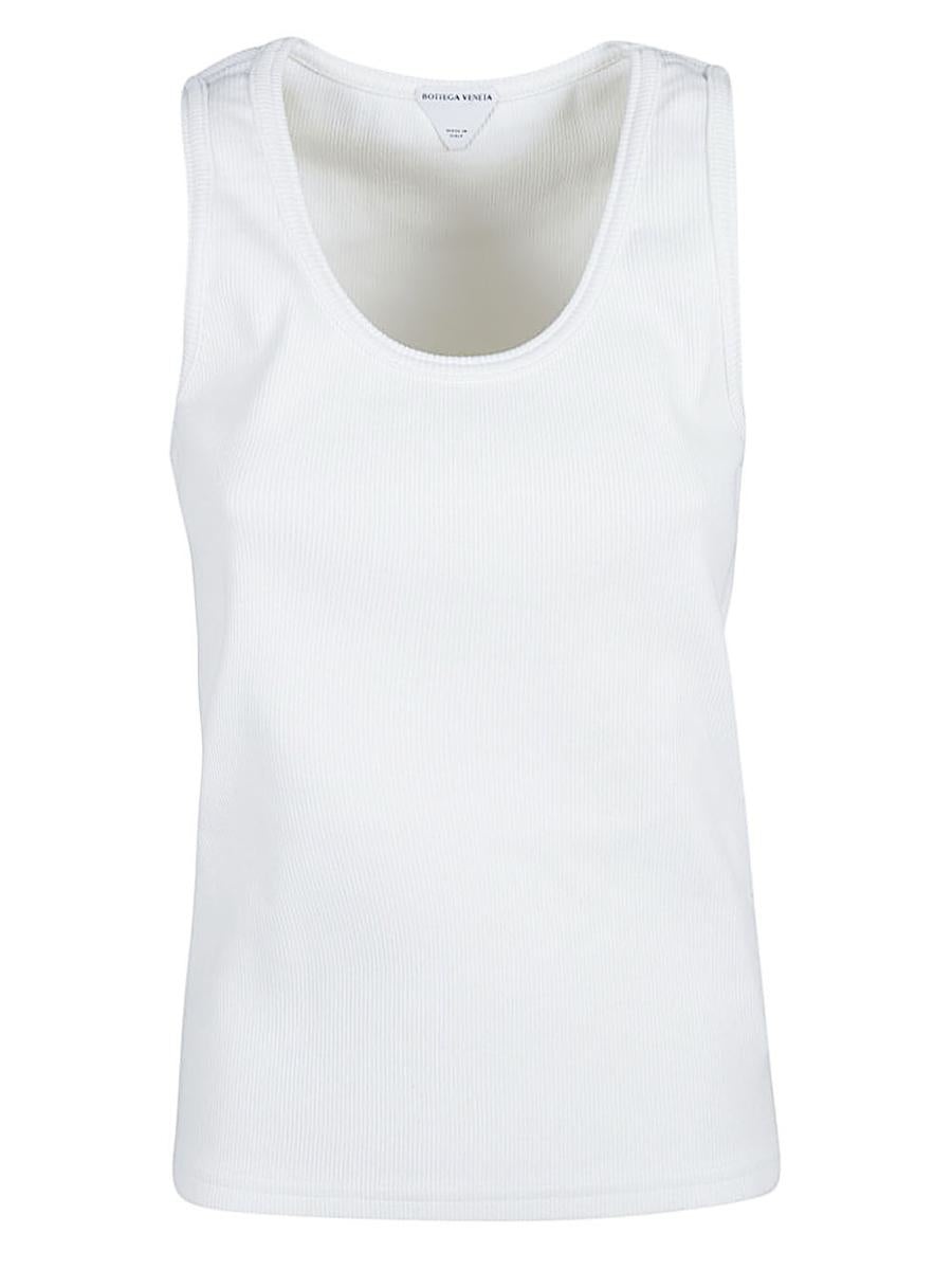 Nana ボッテガヴェネタ リブ タンクトップ 715043 Bottega Veneta BOTTEGA VENETA SLEEVELESS COTTON TOP