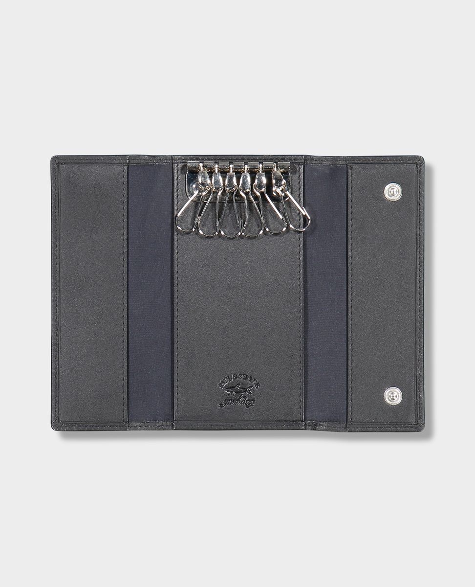 Leather and recycled fabric Keyholder Case - 2