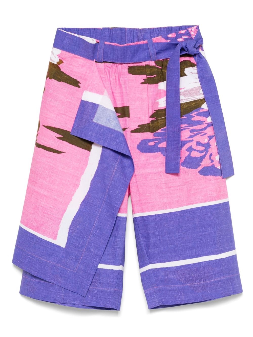 Towel cotton shorts - 1